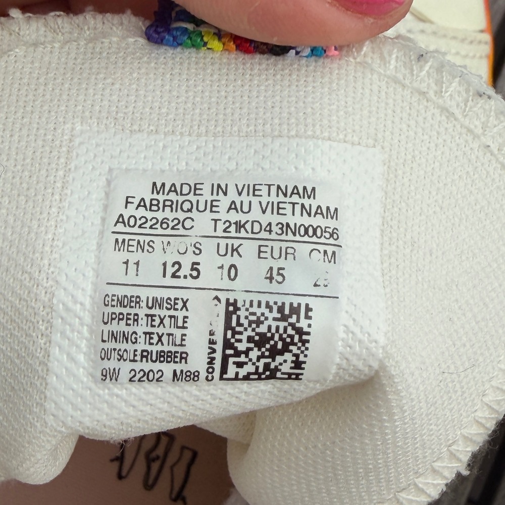 PRIDE Converse Run Star Motion Platform High Pride M11 / W12.5 Unisex ID:A02262C - Picture 7 of 12